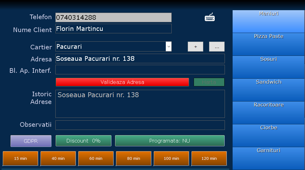 POSnet_Livrari_Domiciliu_Identifica_Client